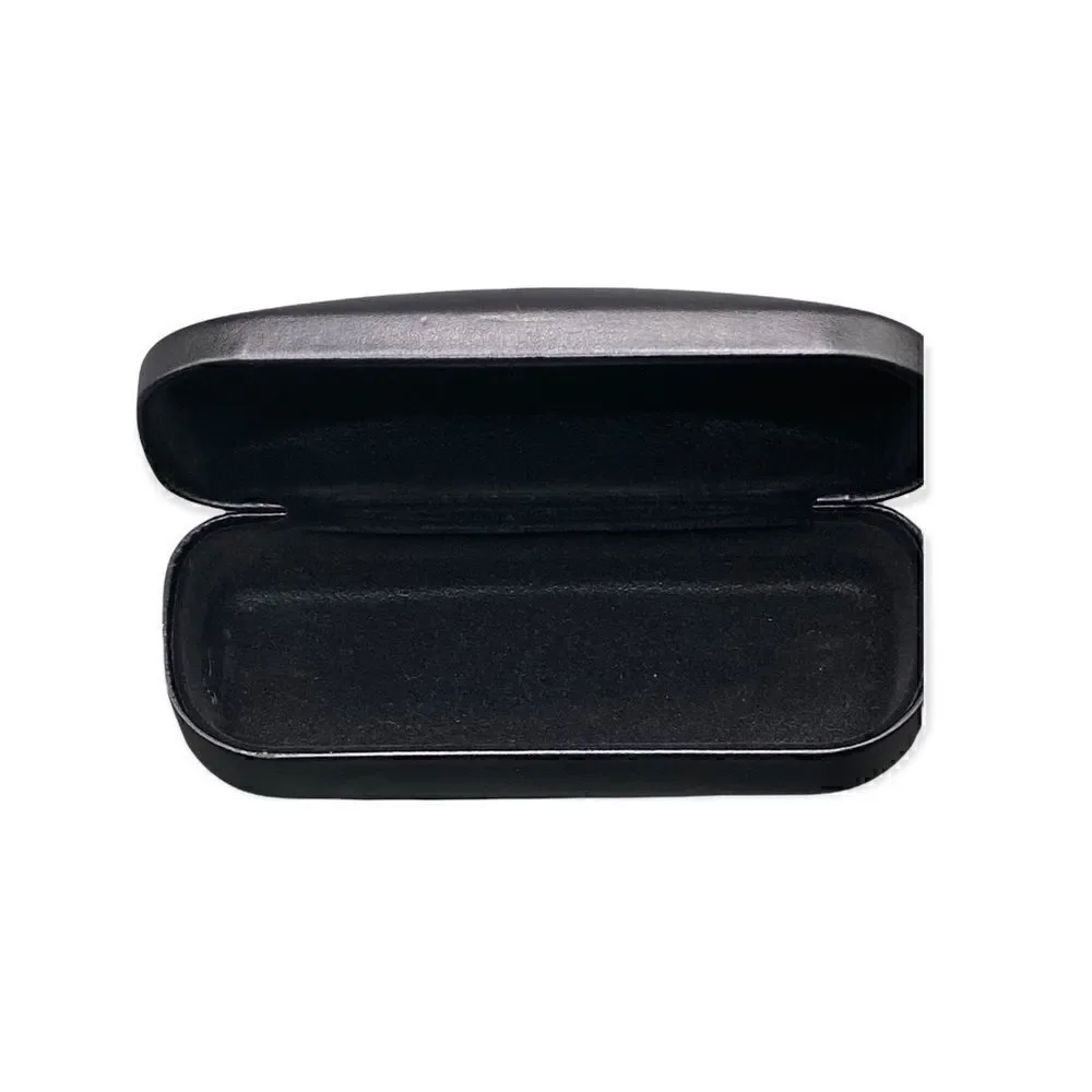 Dolce & Gabbana Black clamshell glasses case with black felt lining